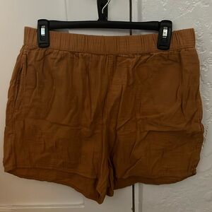 Mustard yellow shorts from Universal Threads